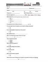 Application for Employment
