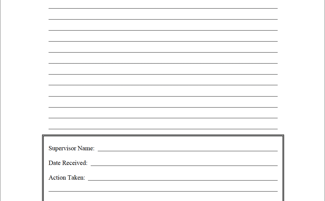 Discrimination Complaint